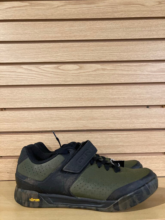 Giro Chamber II, Black/Green, Men's 13.5