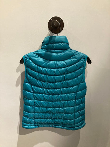 LL Bean Puffy Vest, Blue, Women's XS Pet