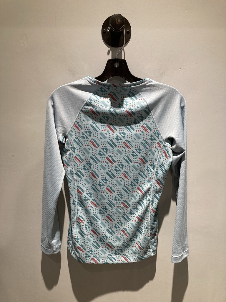 Patagonia Base Layer LS, Blue Print, Women's XS