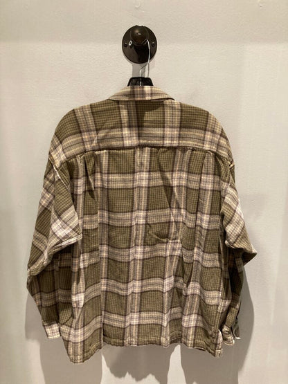 Patagonia Heavy LS Flannel, Green/Grey, Men's XL