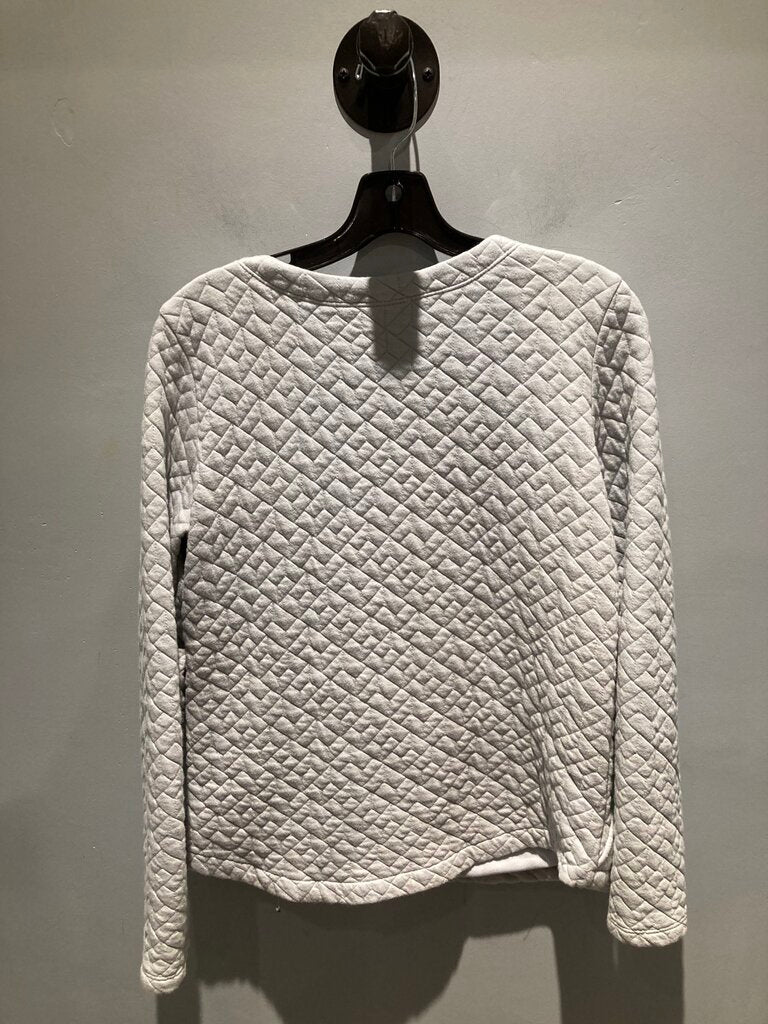 Columbia Quilted Crew Sweater, Blue, Women's M