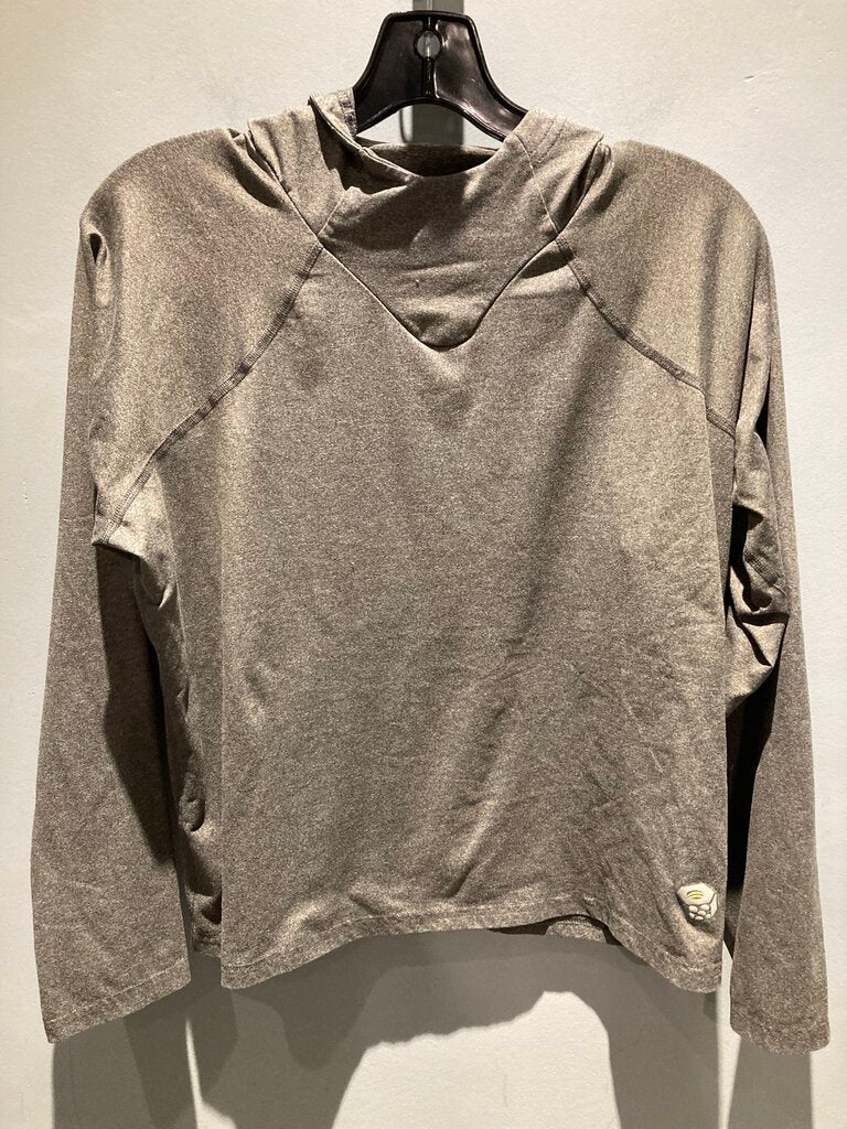 Mountain Hardwear Pull Over Hoody, Grey, Women's L