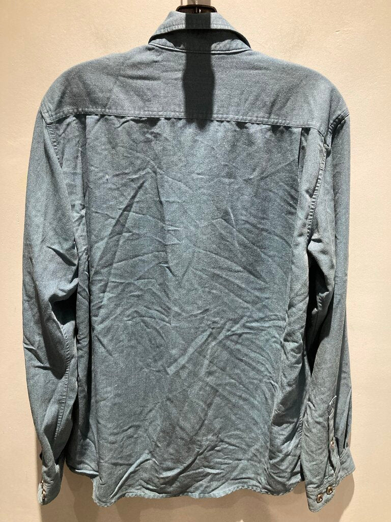 Exofficio LS Button Up, Blue, Men's M