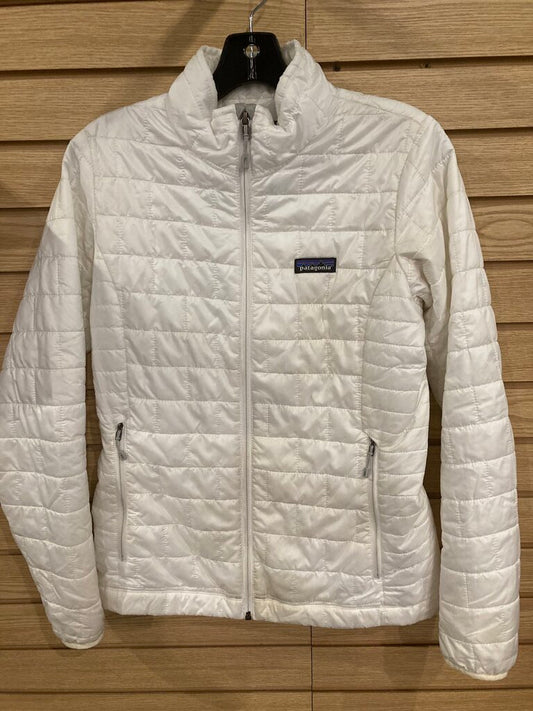(Stains) Patagonia Nano Puff, White, Women's S