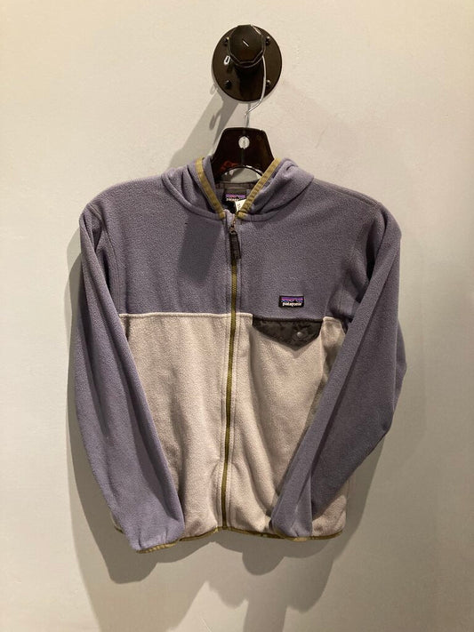 Patagonia MIcro D Fleece, Slate/Green/Grey, Kid's L