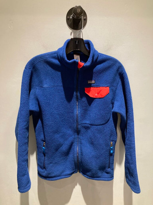 Patagonia Full Zip Synchilla Fleece, Blue, Boys XL (14)
