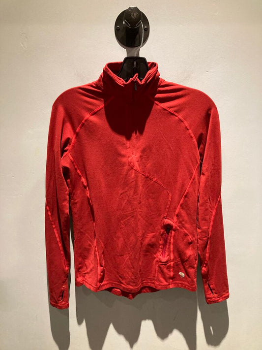 Mountain Hardwear 1/4 Zip Baselayer, Red, Women's S
