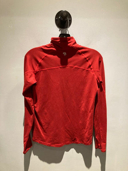 Mountain Hardwear 1/4 Zip Baselayer, Red, Women's S