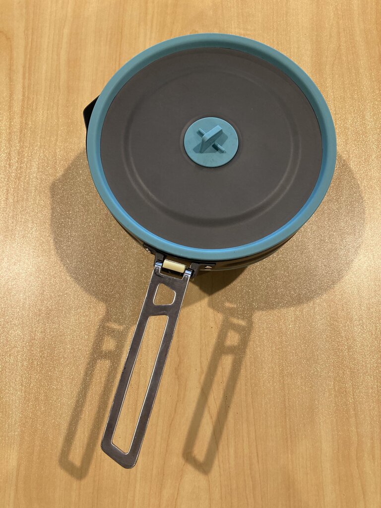 Sea To Summit Frontier UL Collapsible Pot, Titanium/Orange, 1L