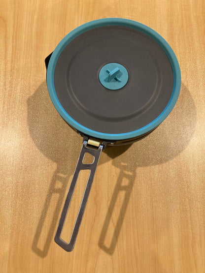 Sea To Summit Frontier UL Collapsible Pot, Titanium/Orange, 1L