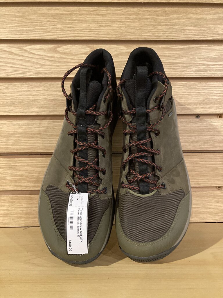 Teva Grandview Mid GTX, Green/Black, Men's 13