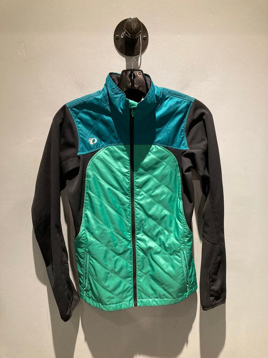 Pearl Izumi Full Zip Jacket, Green/Black, Women's S