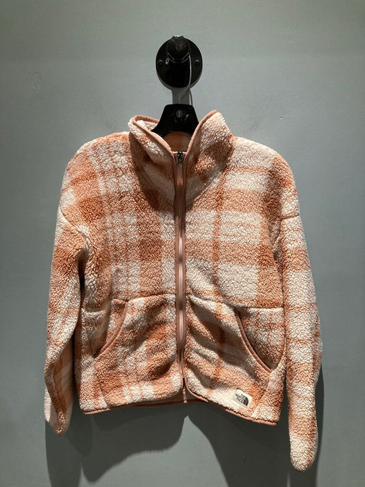 The North Face Full Zip Fleece, Pink/White, Kid's XL