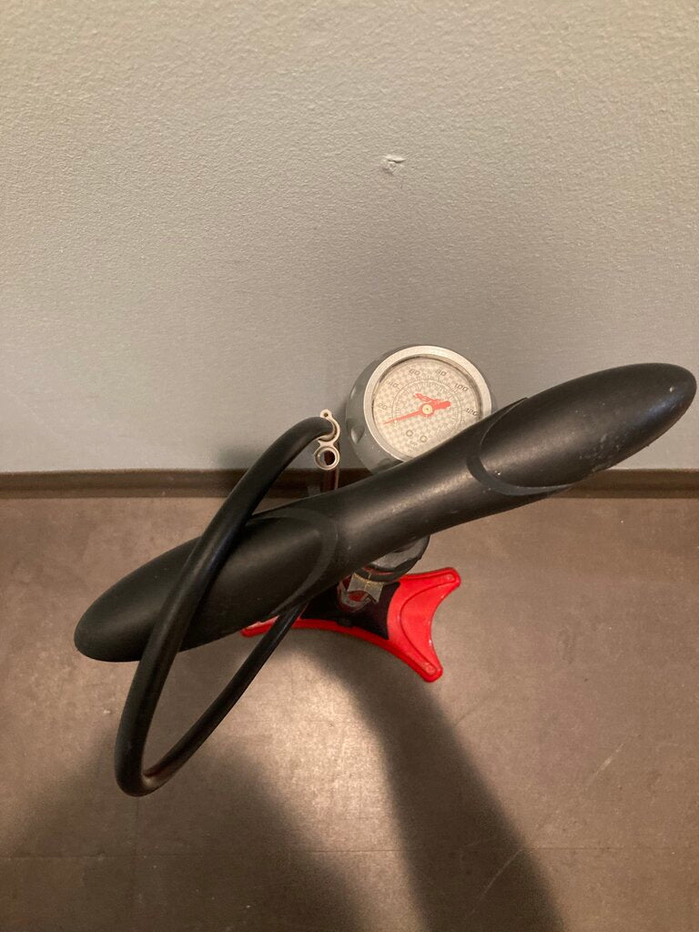 Serfas FP 200 Floor Bike Pump, Red