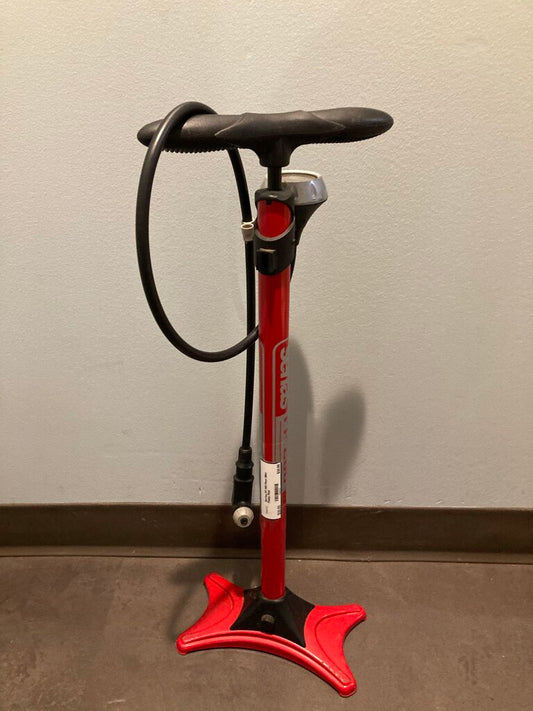 Serfas FP 200 Floor Bike Pump, Red