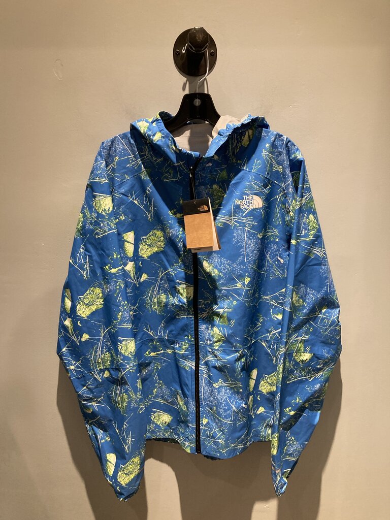The North Face Higher Run Rain Jacket, Blue/Yellow, Men's L