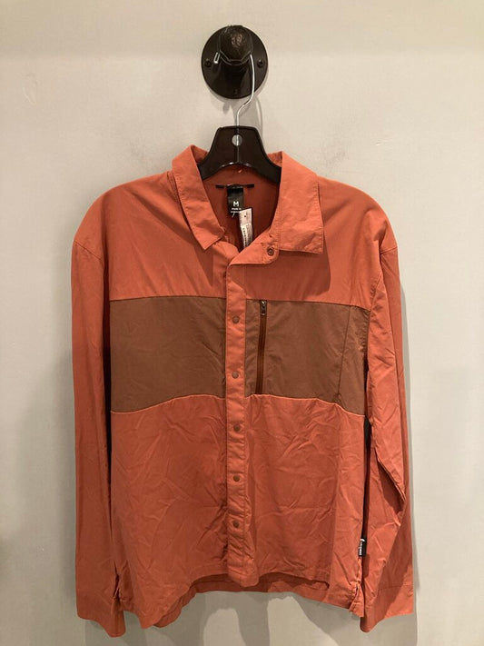 Cotopaxi LS Snap Shirt, Salmon/Brown, Men's M