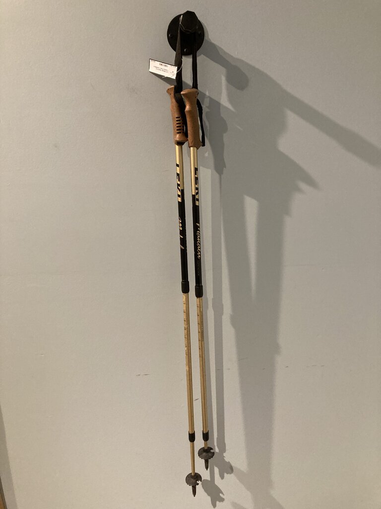 Leki Makalu Superlock Trekking Poles, Gold/Black