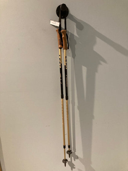 Leki Makalu Superlock Trekking Poles, Gold/Black