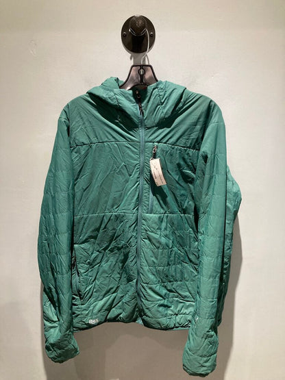 Ibex Wool Aire Hoodie, Green, Men's L