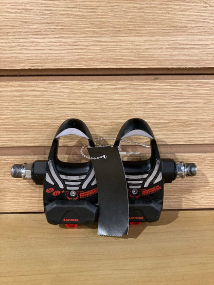 Look PP 396 Bike Pedals, Black/Red, Set of 2