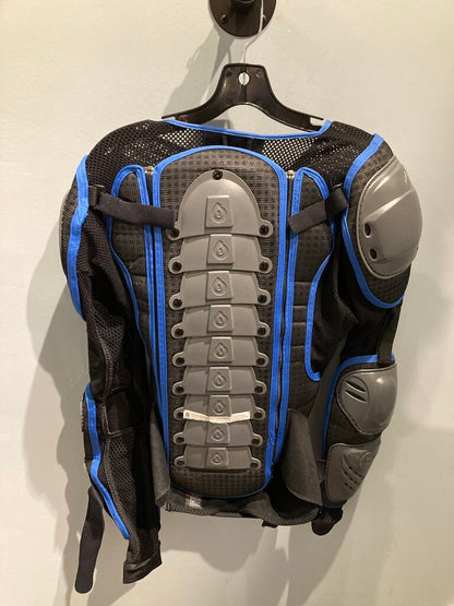 Sixsixone Body Armour, Grey/Blue, Adult L