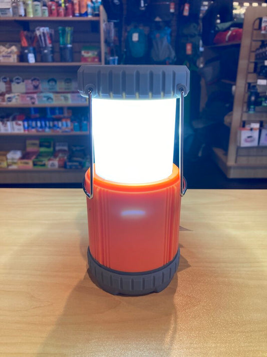 UST Battery Powered Lantern, Orange/Grey