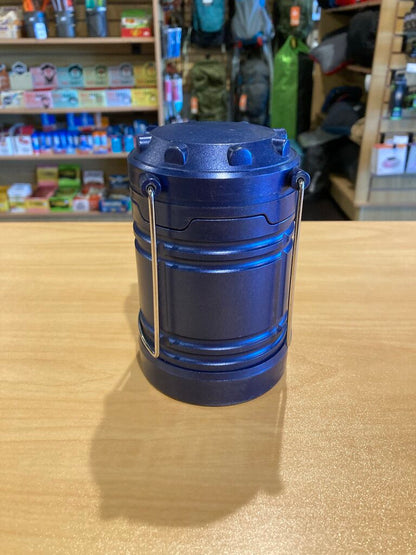 Collapsible Battery Operated Lantern, Blue