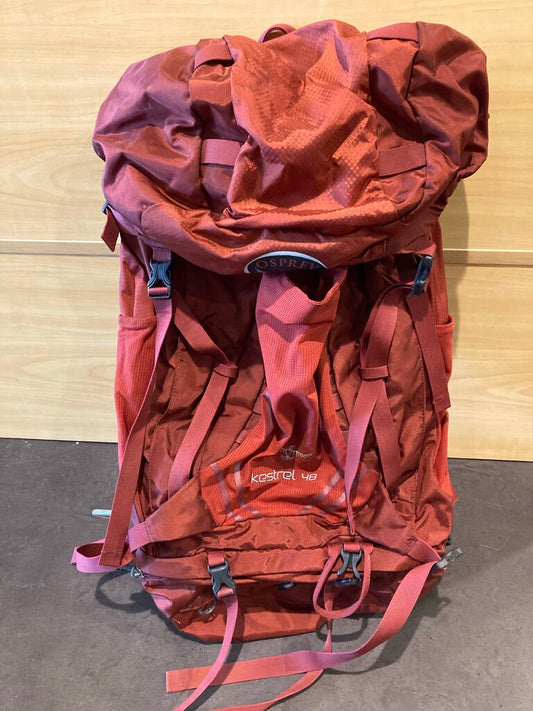 Osprey Kestrel Backpack, Red, 48L