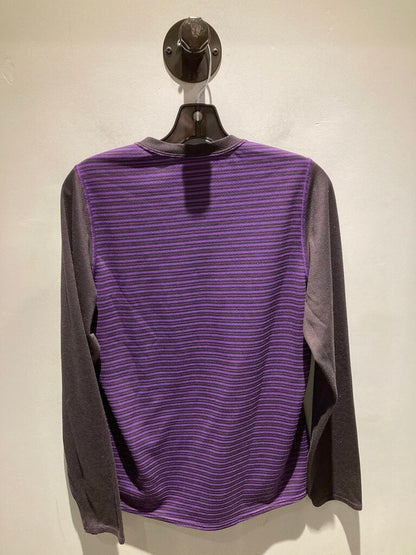 Patagonia LS Crew, Purple/Black, Men's M
