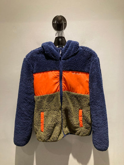 Eddie Bauer Fleece Hoody, Bleu/Orange, Kid;s L