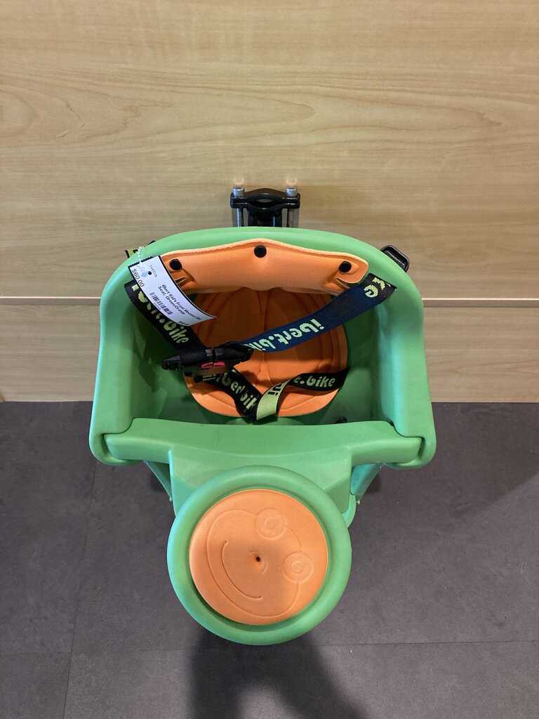 iBert Kid's Front Mounted Bike Seat, Green/Orange