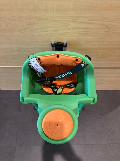 iBert Kid's Front Mounted Bike Seat, Green/Orange