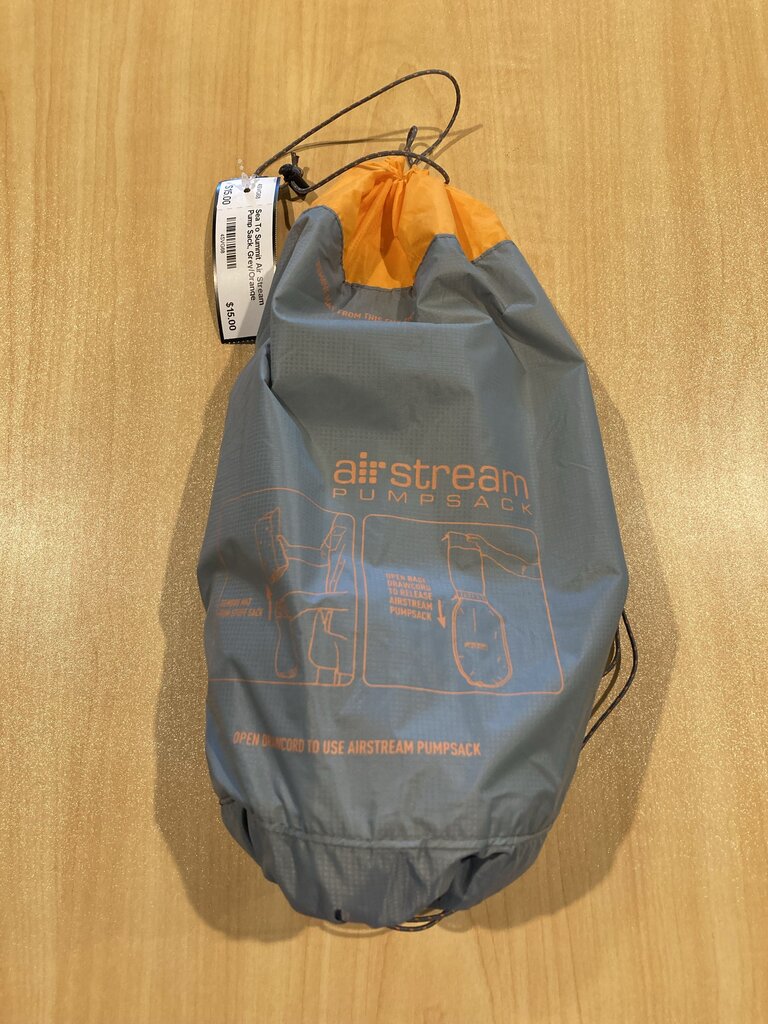 Sea To Summit Air Stream Pump Sack, Grey/Orange