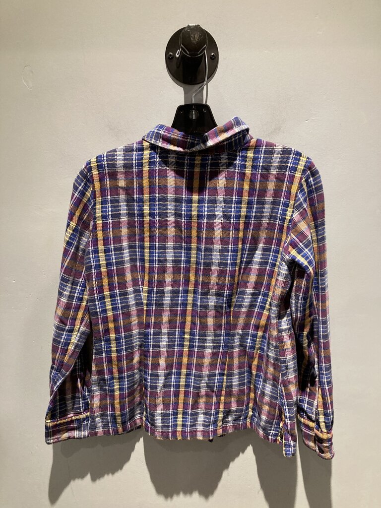 Patagonia Flannel, Blue/Purple Plaid, Women's 6