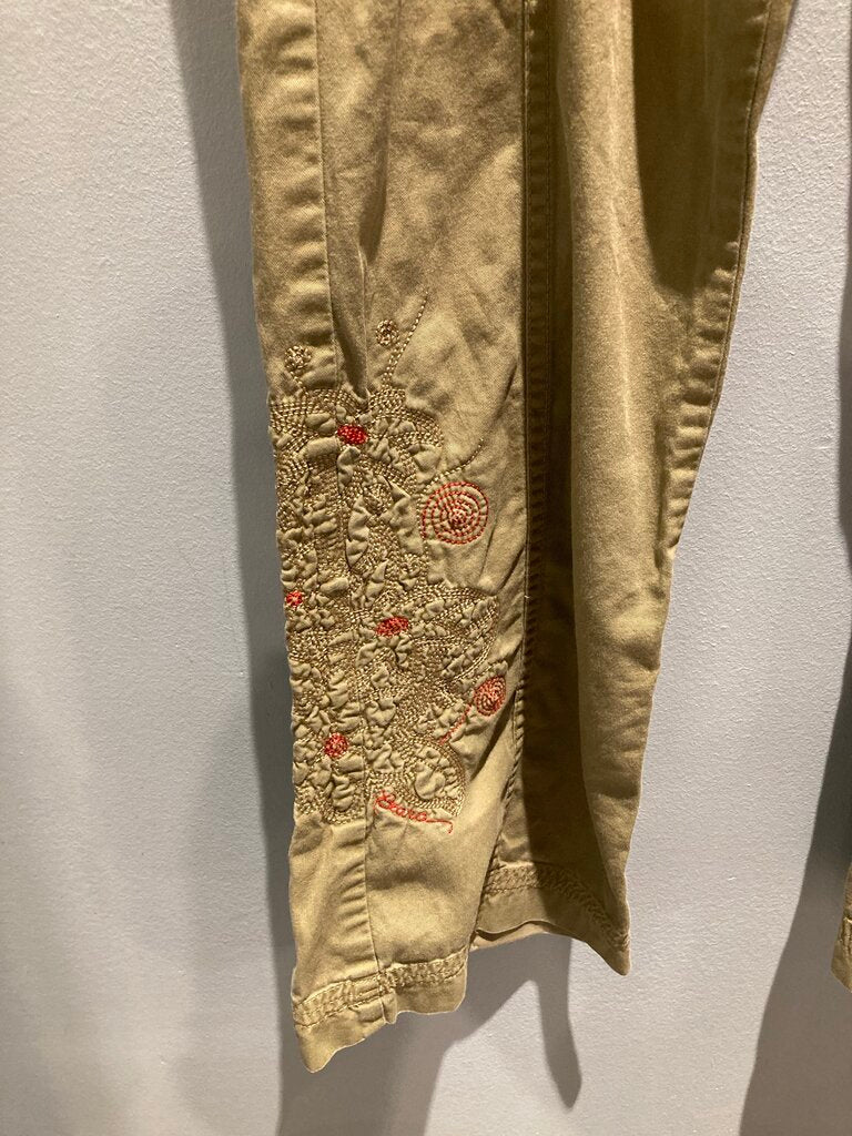 Prana Pants, Green/Red, Women's M