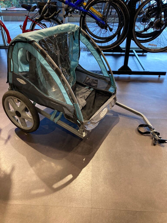 InStep Kid Carrier Bike Trailer, Grey/Blue
