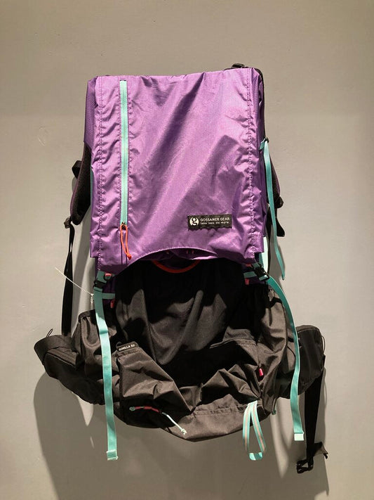 Gossamer Gear Gorilla 50 Ultralight Backpack, Purple/Black, 50L