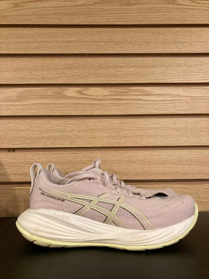 Asics Gel-Cumulus 27 Running Shoes, Light Pink/Yellow, Women's 6.5