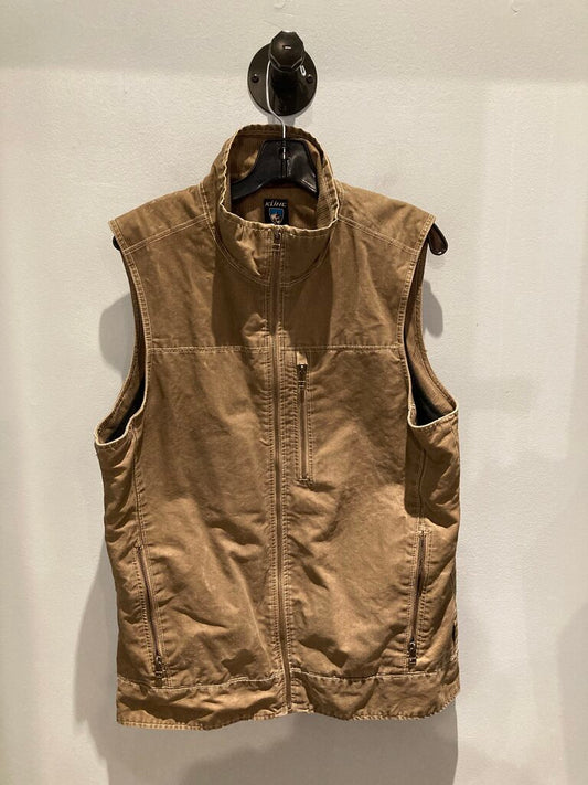 Kuhl Full Zip Vest, Brown, Men's L