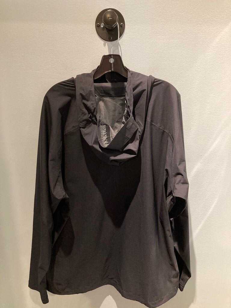 Patagonia Rain Jacket, Black, Men's XXL