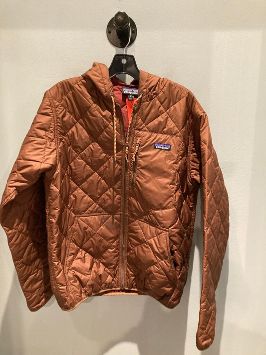 (Stain) Patagonia Diamond Quilted Bomber, Rust, Men's M