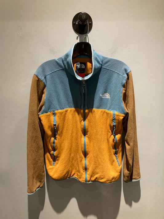 The North Face Full Zip Fleece, Teal/Gold, Men's L