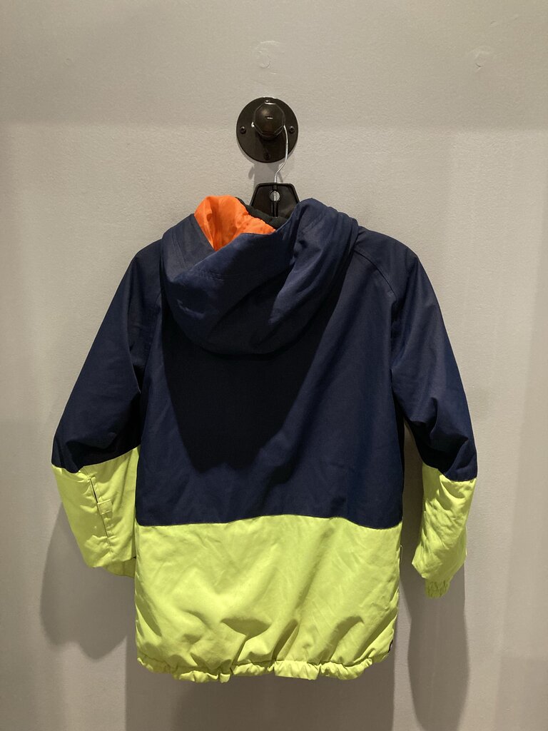 (Stains) 686 Insulated Ski Jacket, Navy/Yellow, Youth L