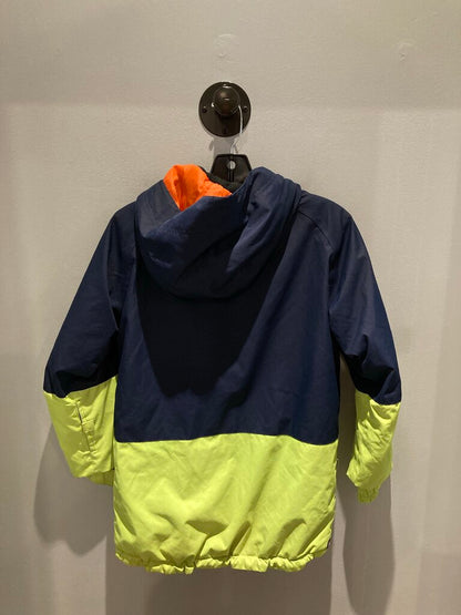 (Stains) 686 Insulated Ski Jacket, Navy/Yellow, Youth L