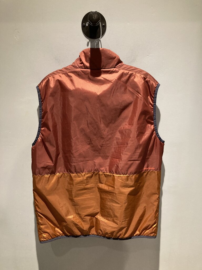 Cotopaxi Insulated Vest, Rust/Blue, Men's L