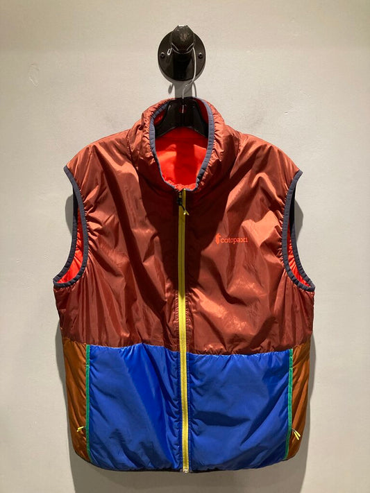 Cotopaxi Insulated Vest, Rust/Blue, Men's L