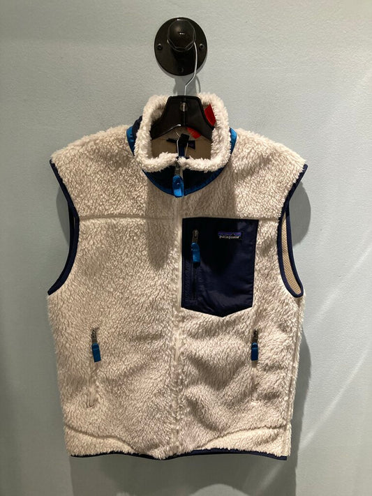 Patagonia Retro X Vest, White/Navy, Men's M