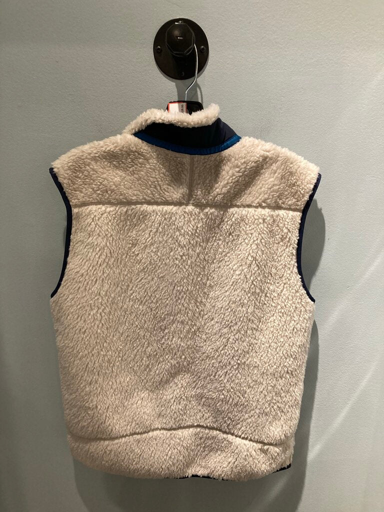 Patagonia Retro X Vest, White/Navy, Men's M