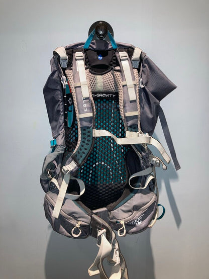 (Stains) Osprey Aura AG 50 Backpack, Grey/Teal, 50L